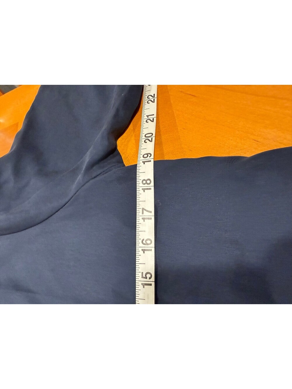 NWT LA Relaxed Viman Navy Lyocell Pocket Dress Size M 6–8 - Picture 4 of 9